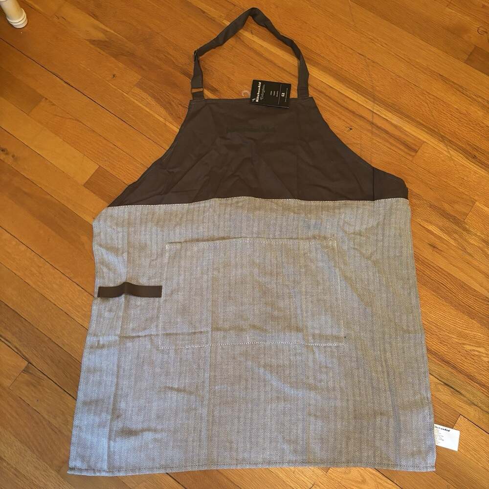 NWT KITCHENAID Apron New Evergreen 100% Cotton Kitchen Cooking Baking New